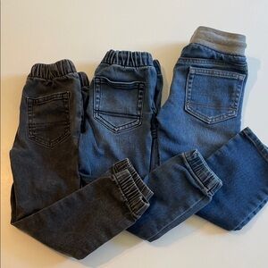 Cat & Jack Kids Jeans Trio - Black and Blue